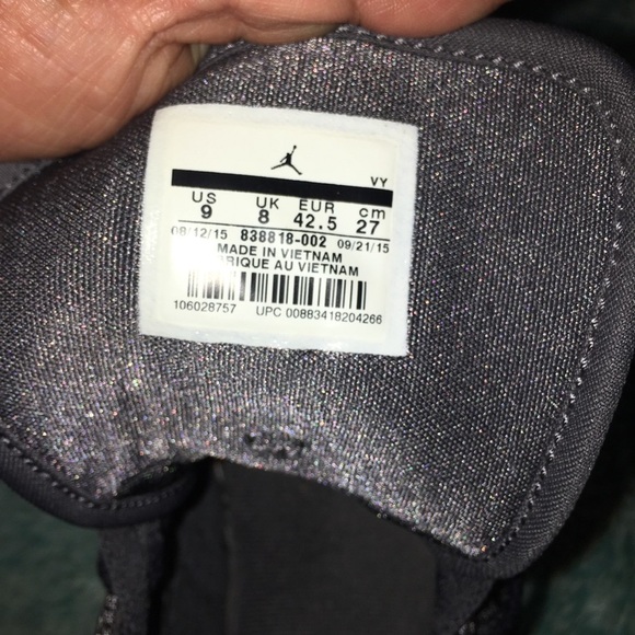 Nike Air Jordan1 Flight 4 Gray - Picture 3 of 8